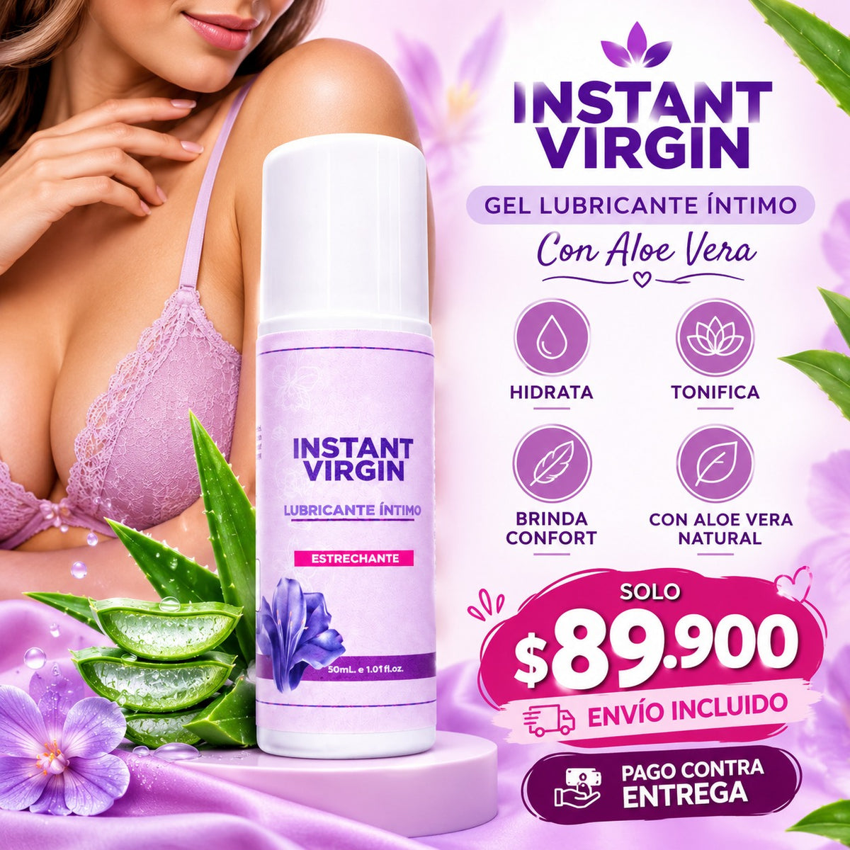 INSTANT VIRGIN 💕 Cuidado íntimo, suavidad y confort en un solo producto 🌸