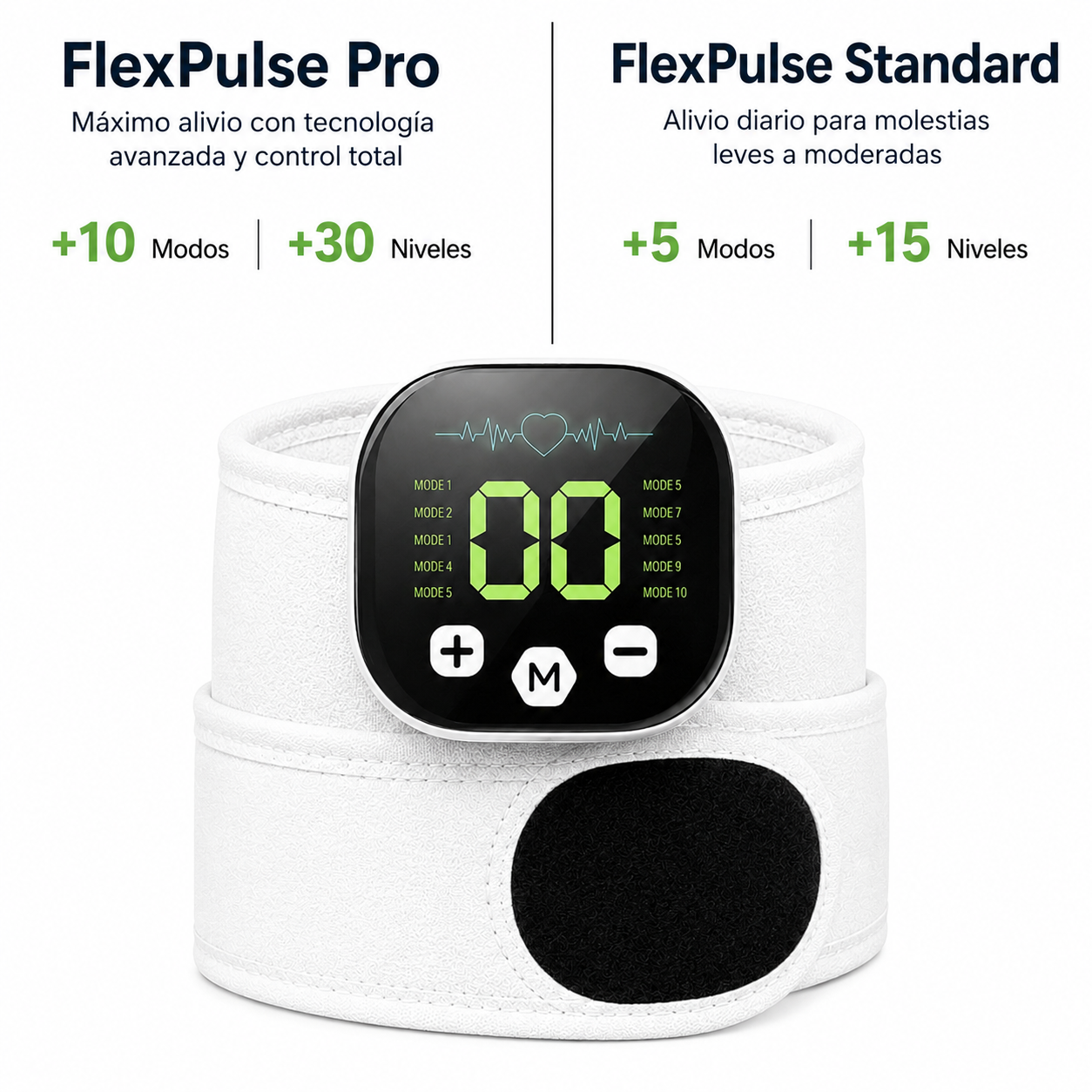 FlexPulse™ I Masajeador Electromagnético Avanzado para Túnel Carpiano