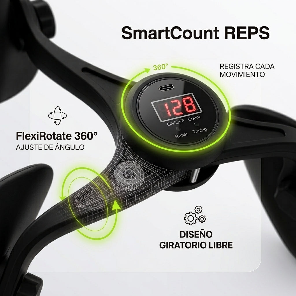Kit Fitness 2 en 1 | Ejercitador Pélvico Digital + Liga Doble Pedal