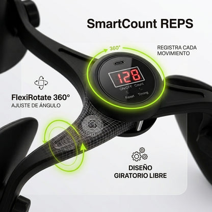 Kit Fitness 2 en 1 | Ejercitador Pélvico Digital + Liga Doble Pedal