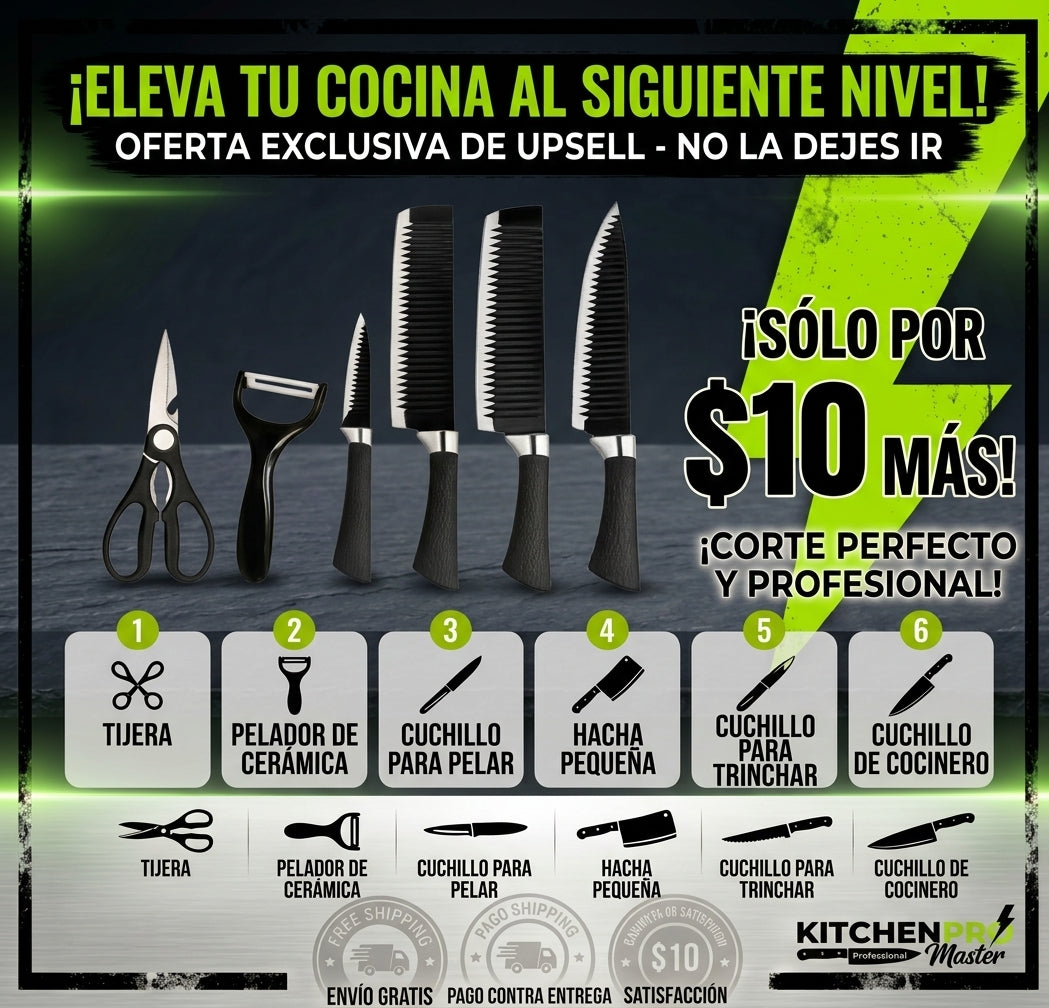 Set de chuchillos master pro