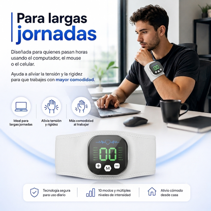 FlexPulse™ I Masajeador Electromagnético Avanzado para Túnel Carpiano