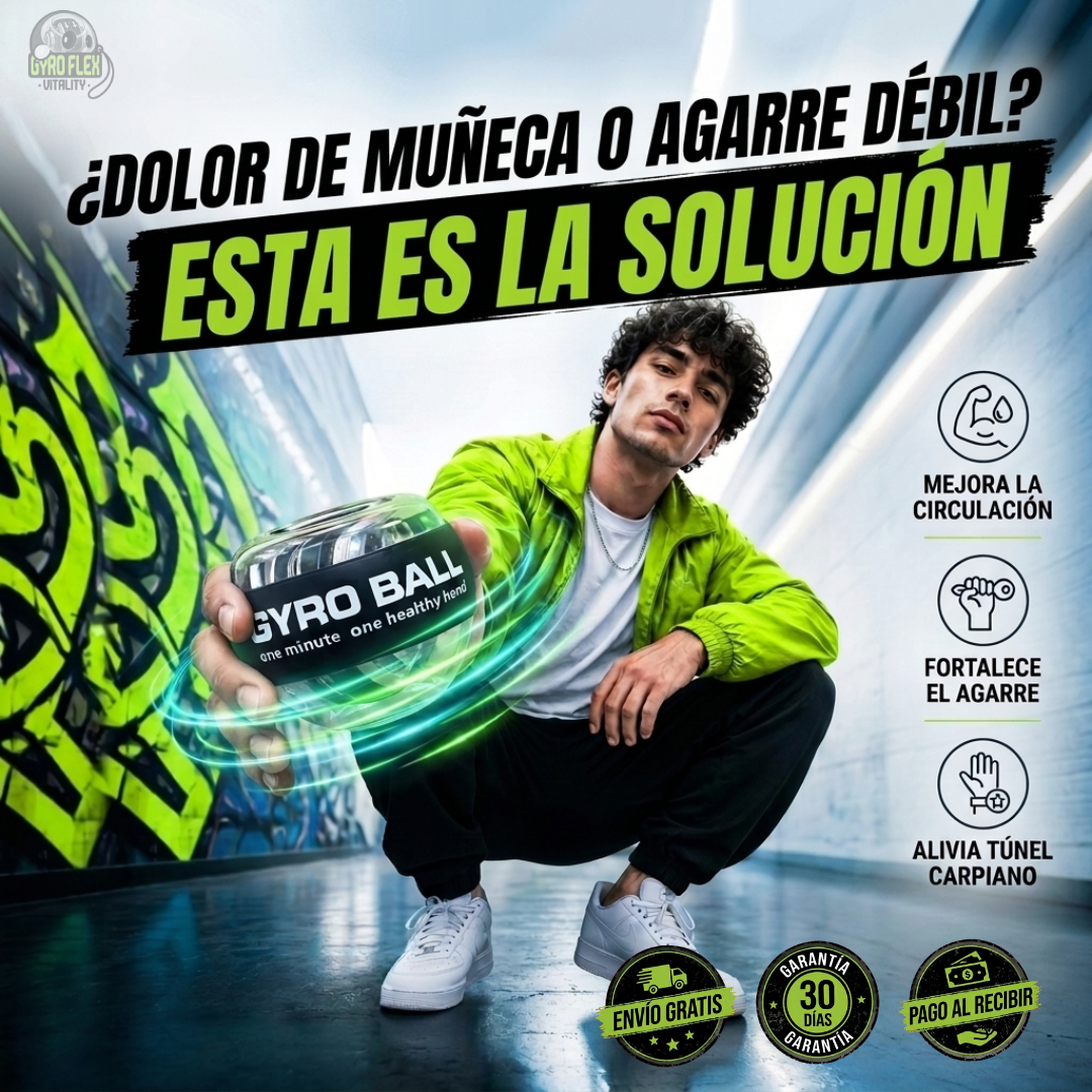 GyroFlex Vitality | Desarrolla Fuerza y Agarre de Hierro
