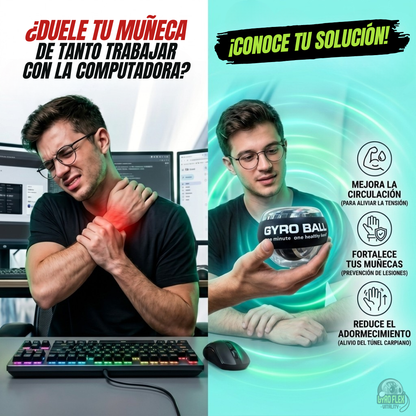 GyroFlex Vitality | Desarrolla Fuerza y Agarre de Hierro
