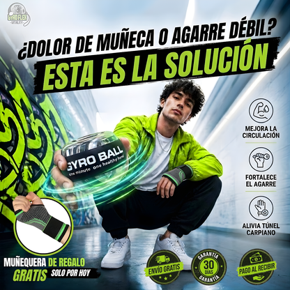 GyroFlex Vitality | Desarrolla Fuerza y Agarre de Hierro
