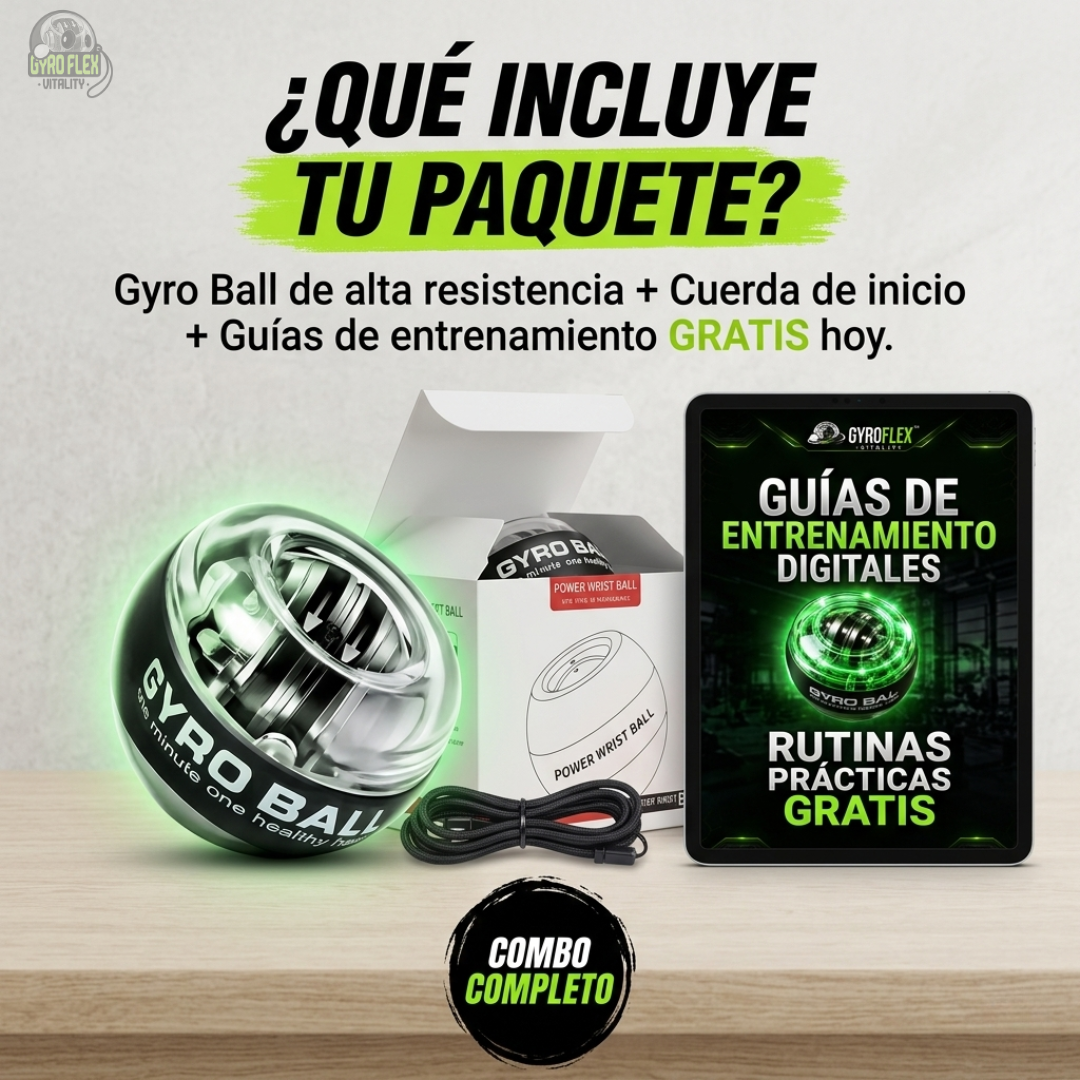 GyroFlex Vitality | Desarrolla Fuerza y Agarre de Hierro