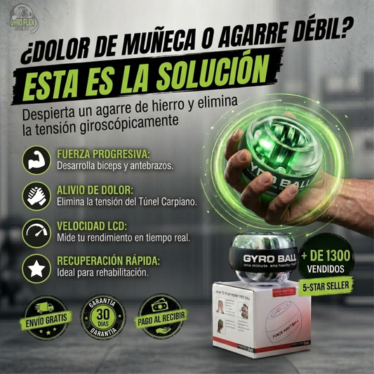 GyroFlex Vitality | Desarrolla Fuerza y Agarre de Hierro
