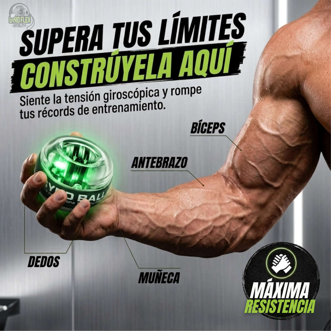 GyroFlex Vitality | Desarrolla Fuerza y Agarre de Hierro