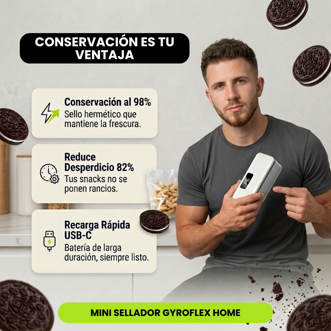 GYROFLEX HOME™️: Conservador de Frescura Al Instante